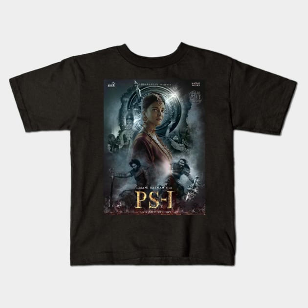 Ps 1 movie poster Kids T-Shirt by SAN ART STUDIO 